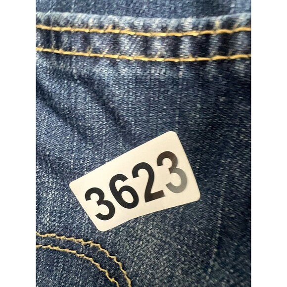 Men's Levi 569 Loose Straight Below Knee Denim Shorts Size 42  Waist - Picture 12 of 12